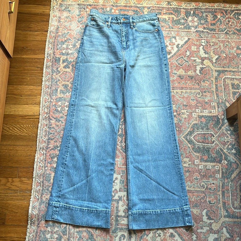 J. Crew Light Blue Flare & Wide Leg Jeans